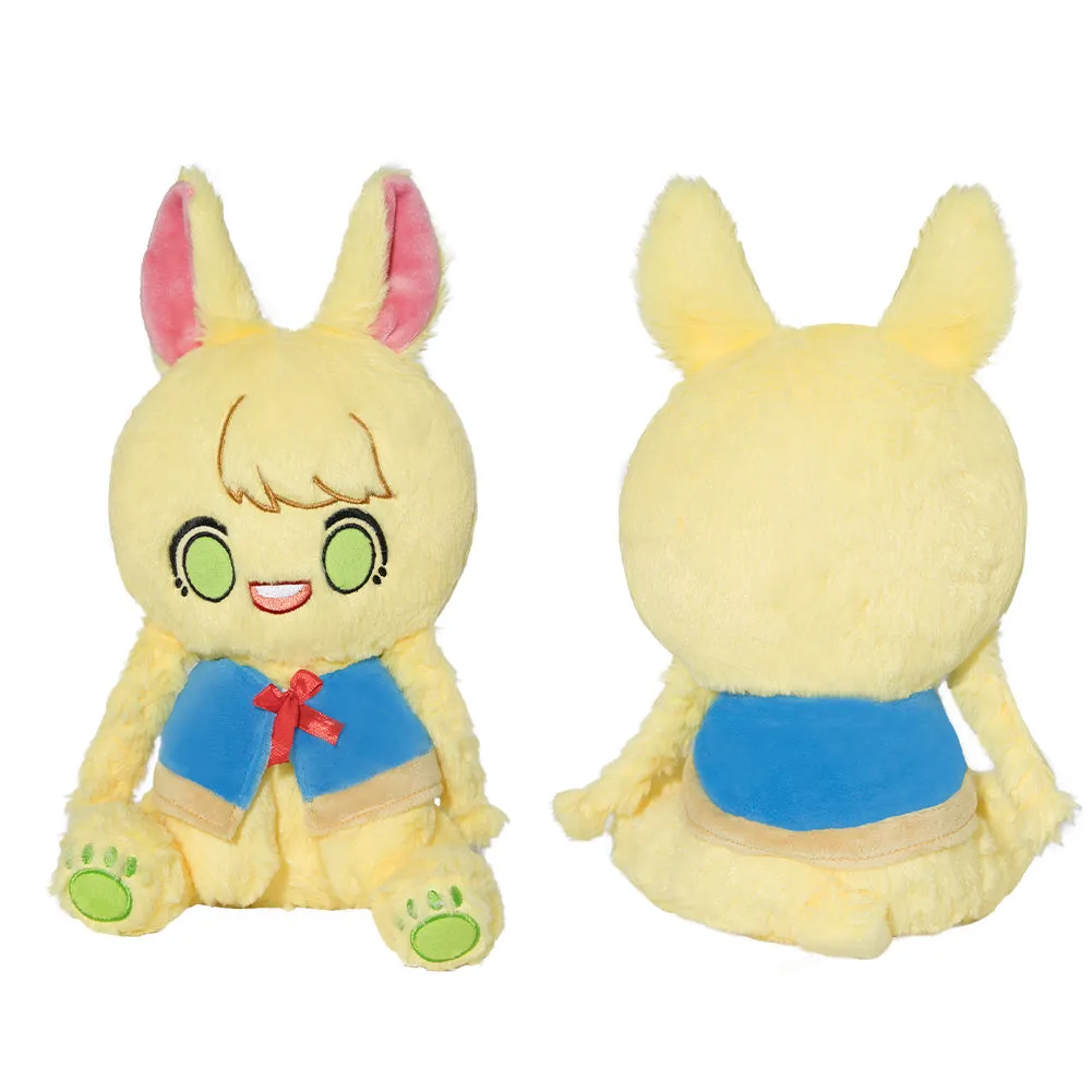 30CM Delicious in Dungeon Marsilla Lapin Assis Jouet Jaune en Peluche Design Original