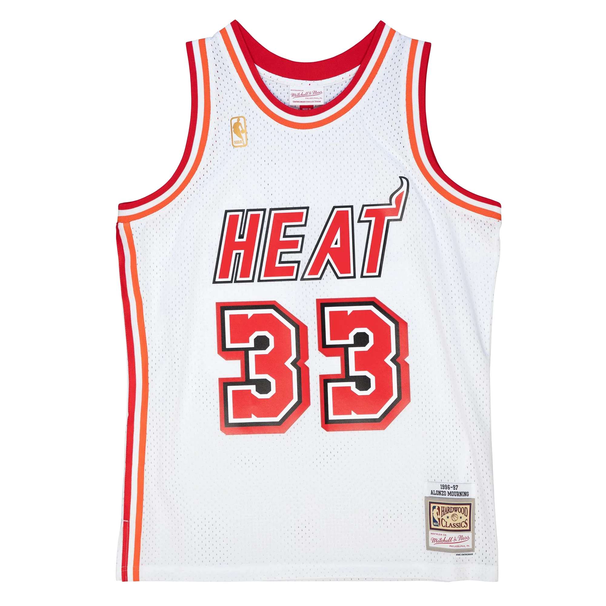 Alonzo Mourning Mitchell & Ness Miami HEAT 1996-97 Swingman Jersey