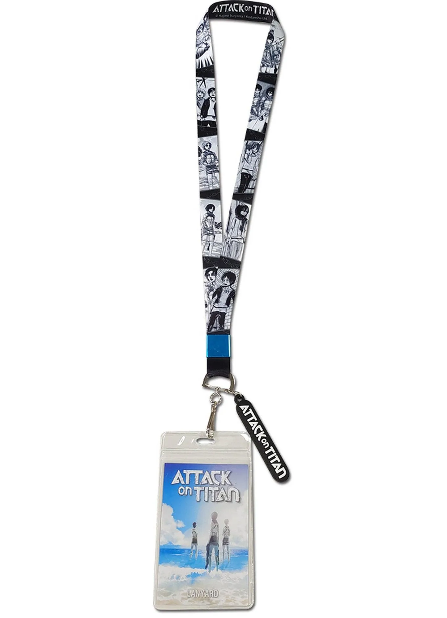 Attack On Titan Manga - Eren Yeager & Mikasa Ackerman & Armin Arlet #01 Lanyard