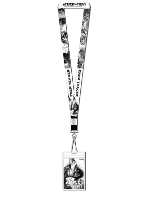 Attack On Titan Manga - Eren Yeager Titan Form 01 Lanyard