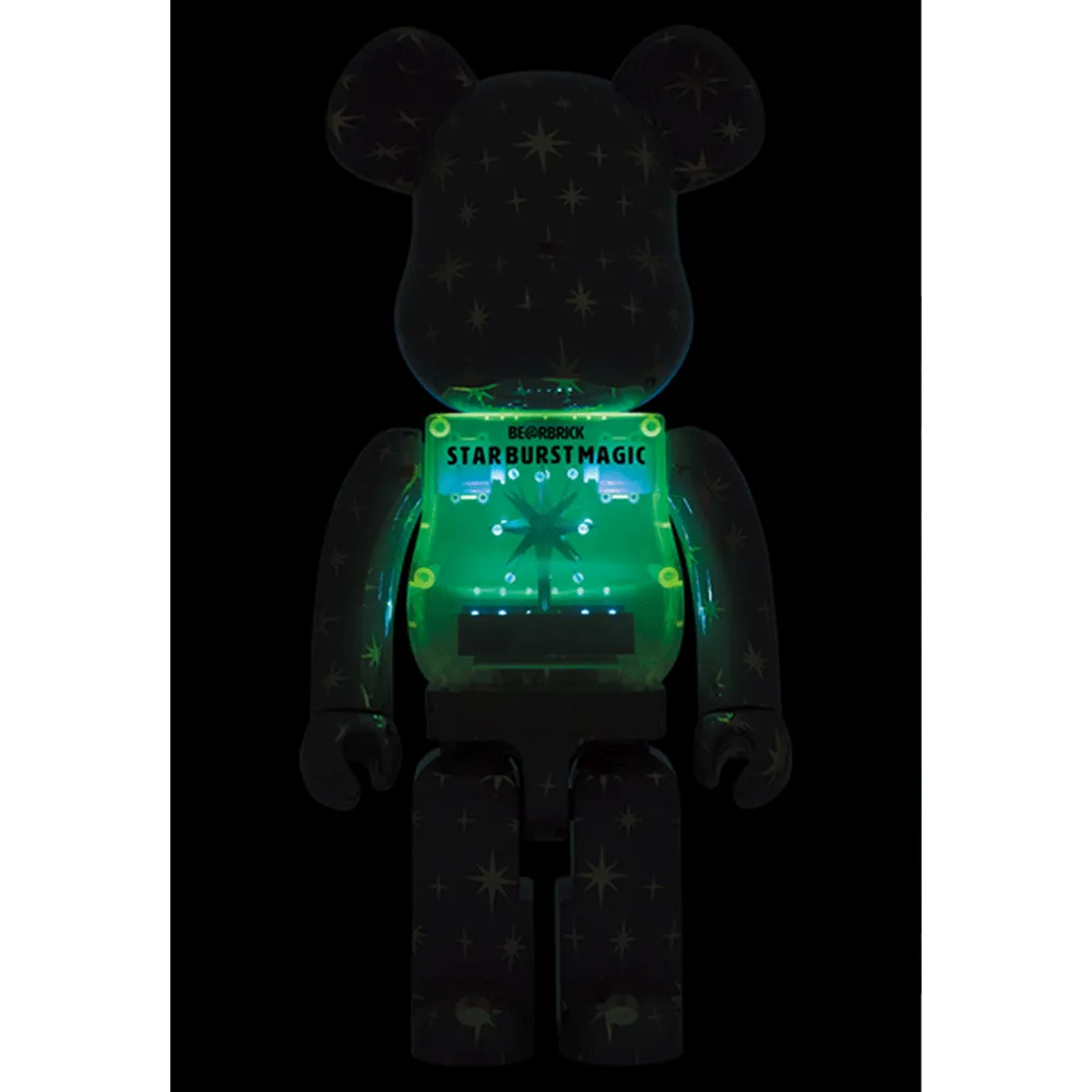 BEARBRICK STAR BURST MAGIC 400% Light Up Version