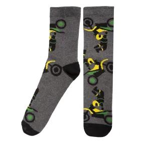 Chaussettes antidérapantes Enfant Moto 27/34