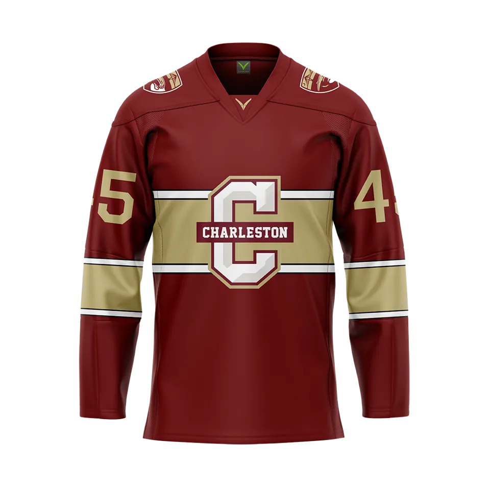 College of Charleston Custom Authentic Home Replica Jersey