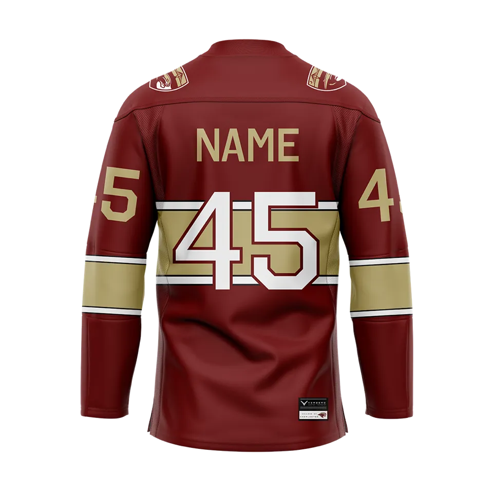 College of Charleston Custom Authentic Home Replica Jersey