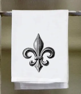 Fleur de Lis, Kitchen Towel, Dish Towel