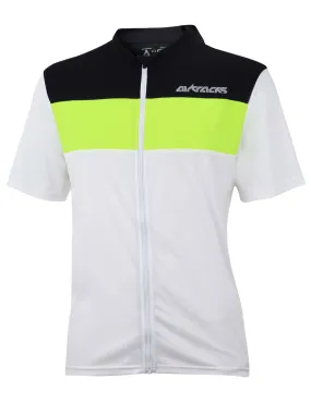 Herren Fahrradtrikot Kurzarm Pro Air Weiss