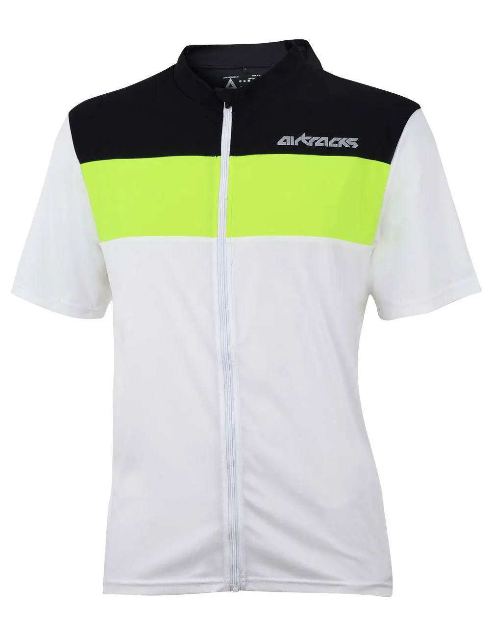 Herren Fahrradtrikot Kurzarm Pro Air Weiss