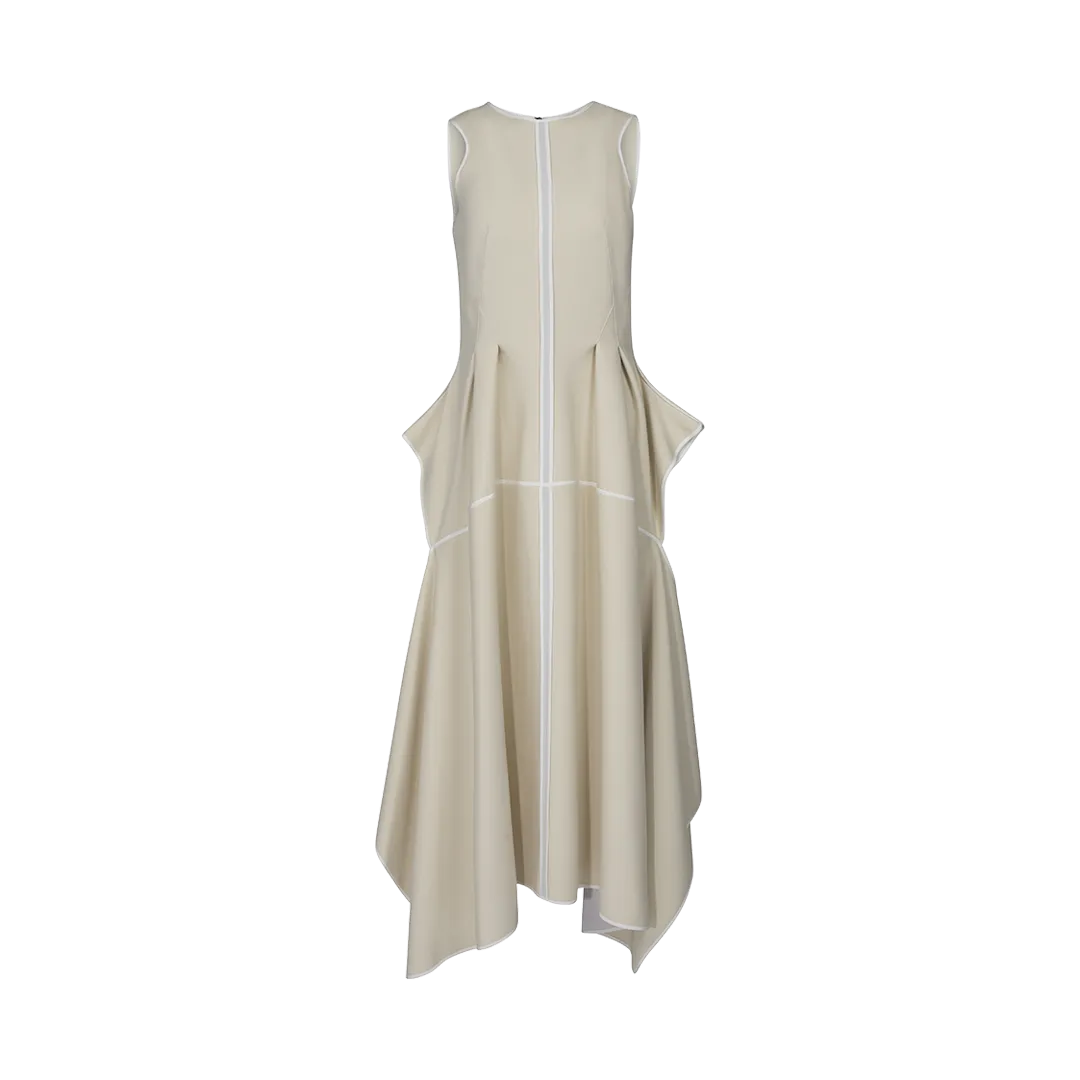 Lavandin Handkerchief Midi Dress