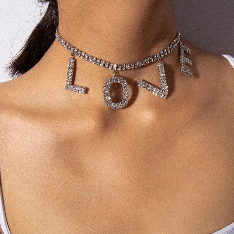 ''LOVE'' CHOKER BY13020