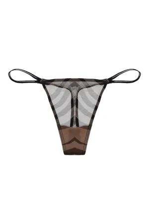 Panty crudo con diseño animal print para mujer