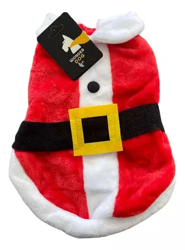 Ropa Viejito Pascuero Navidad Para Mascotas 100% Algodón