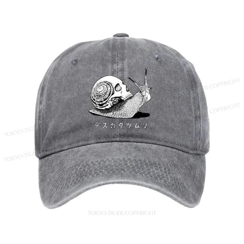 Tokyo-Tiger Death Snail Manga Washed Cap