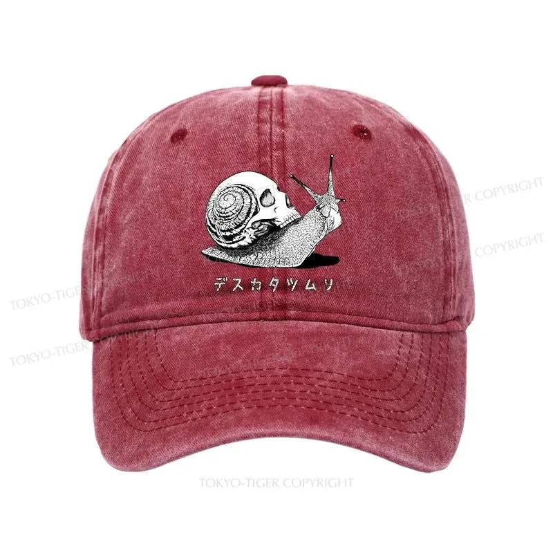 Tokyo-Tiger Death Snail Manga Washed Cap