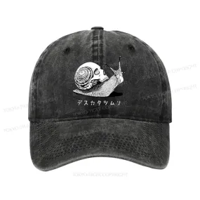 Tokyo-Tiger Death Snail Manga Washed Cap