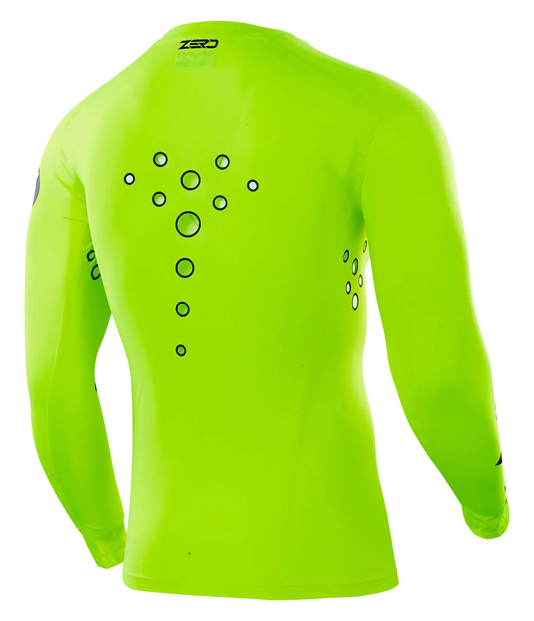 Zero Laser Cut Compression Jersey - Flow Yellow